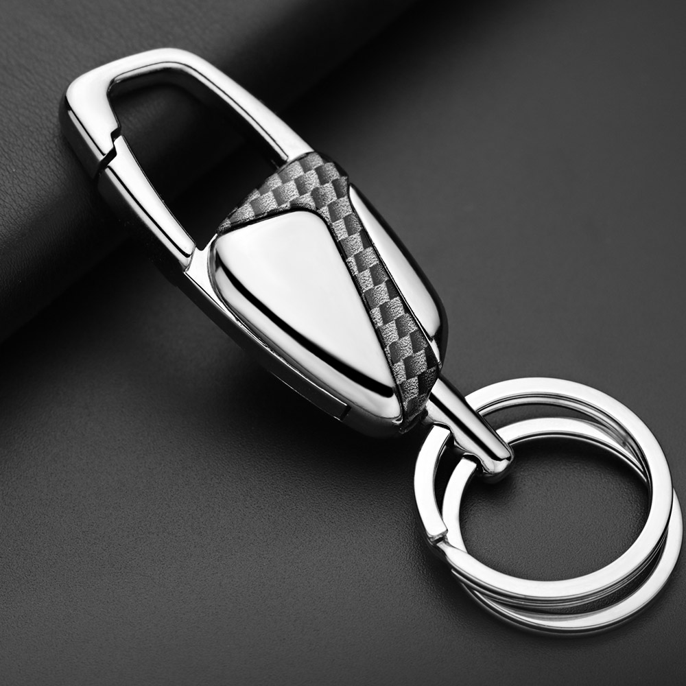 Initial Ring Custom - Porte-clés personnalisé Double interrupteur, lettrage personnalisé,