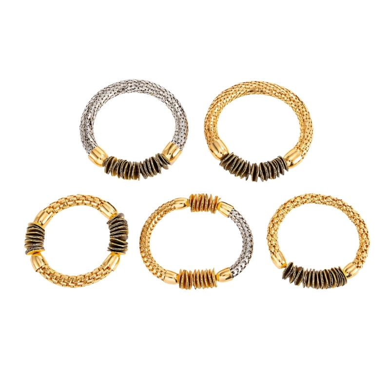 Coordinates Bracelet - Ensemble bracelets texturés R7UF avec 5