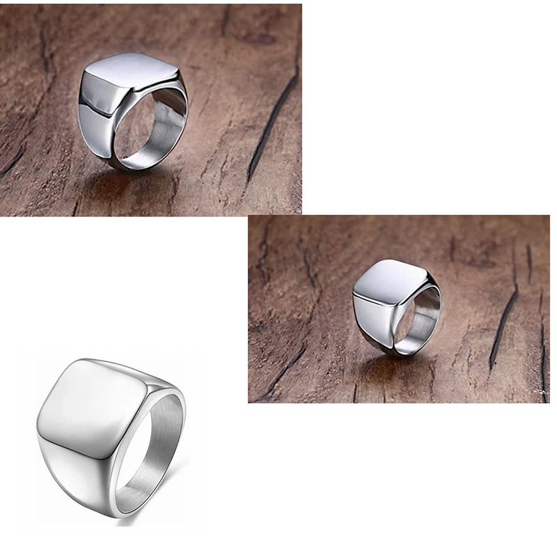 Bague en acier inoxydable 365  - Initial Ring Custom avis et prix