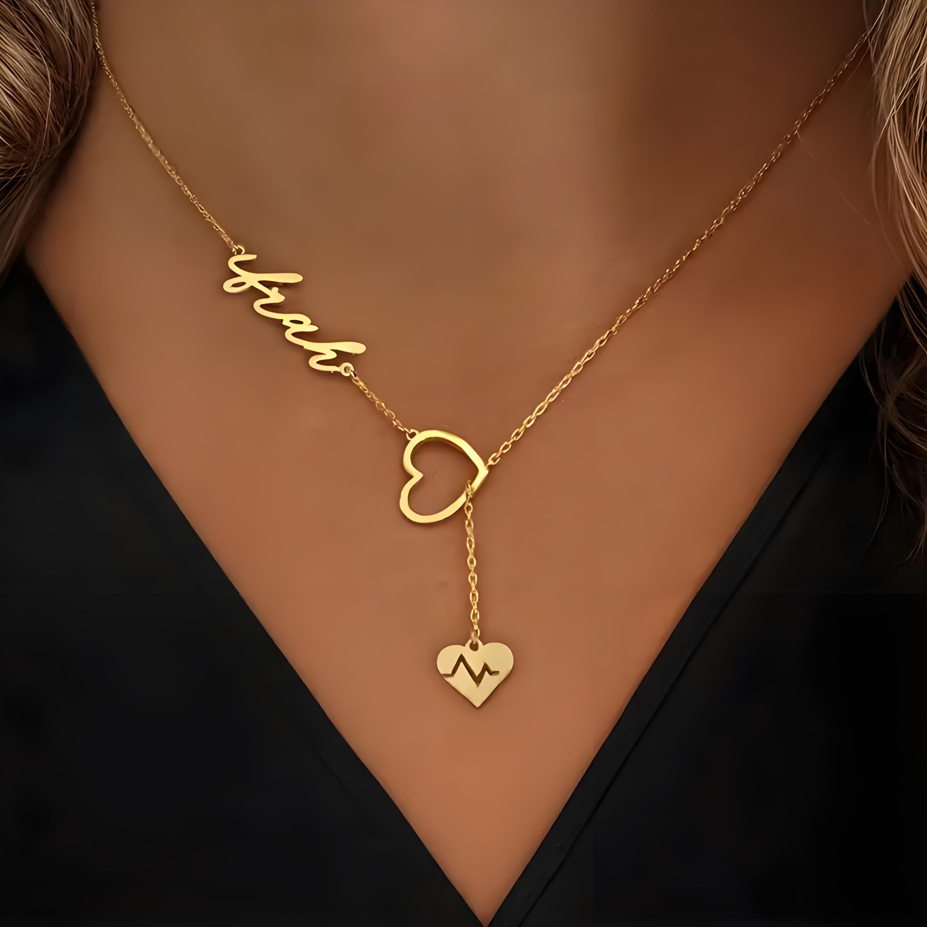 Collier personnalisé avec nom  - Birth Flower Necklace avis et prix